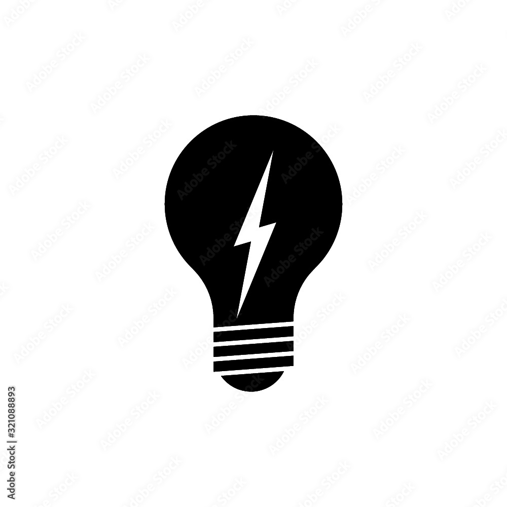 Electricity Logo, Electric bulb logo and icon Electricity Logo, Electric bulb logo and icon