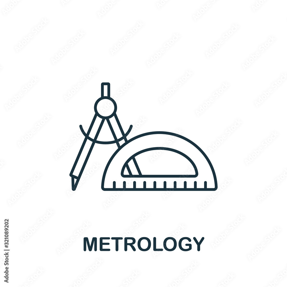 Metrology icon from science collection. Simple line element Metrology ...
