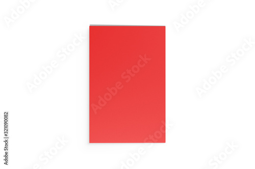 Free Download Blank postcard, flyer and pamphlet for mock up, 3d render illustration. - GFXLoad