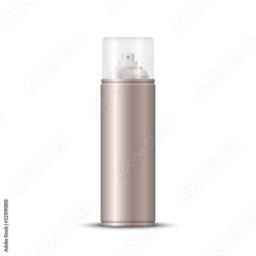 Blank metal bottle spray aerosol