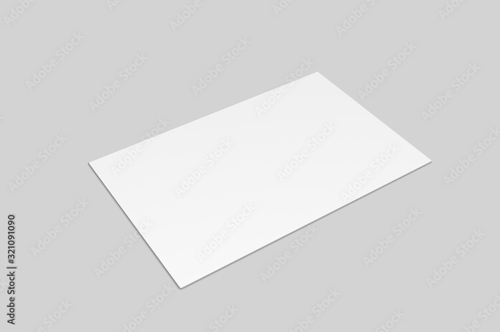 Blank postcard, flyer and pamphlet for mock up, 3d render illustration. Blank postcard, flyer and pamphlet for mock up, 3d render illustration.