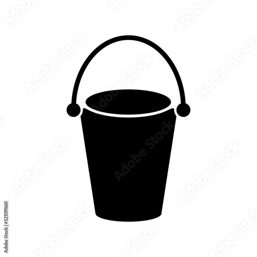 bucket icon vector design logo template EPS 10