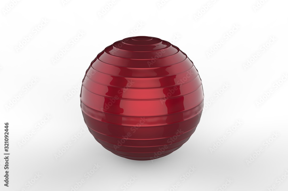 Blank PVC Anti Burst Gym Ball For Branding, 3d render illustration. Blank PVC Anti Burst Gym Ball For Branding, 3d render illustration.