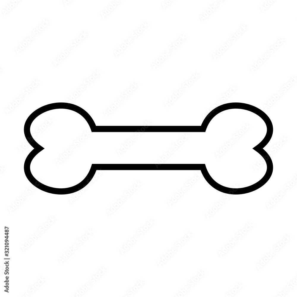 bone icon design vector logo template EPS 10 bone icon design vector logo template EPS 10