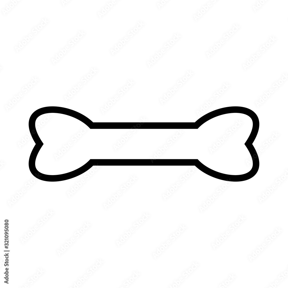 bone icon design vector logo template EPS 10 bone icon design vector logo template EPS 10