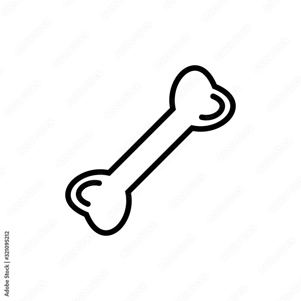 bone icon design vector logo template EPS 10 bone icon design vector logo template EPS 10