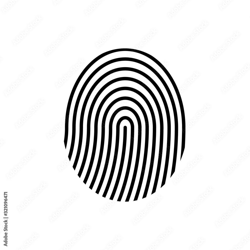 Fingerprint vector illustration. Fingerprint vector illustration.