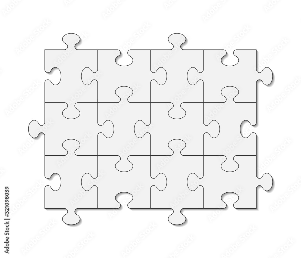 Fototapeta premium Jigsaw puzzle pieces.