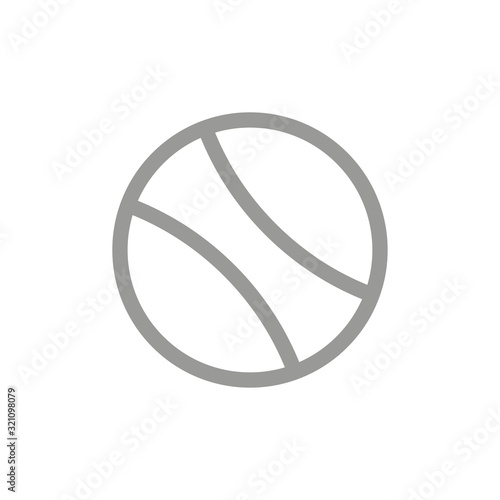 tennis ball icon design vector template EPS 10