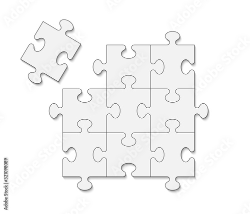 Jigsaw puzzle pieces.