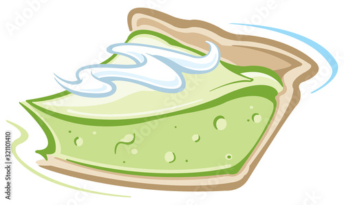 Key lime pie