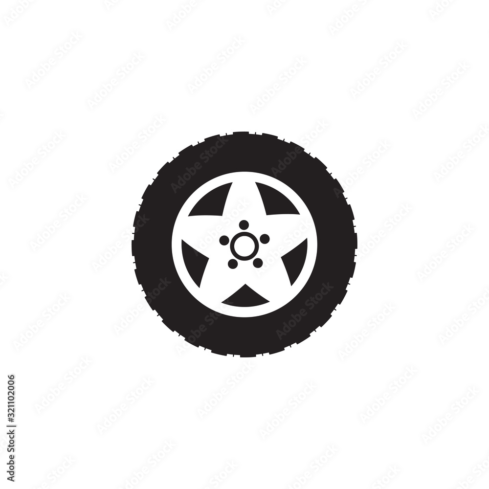 tire icon design vector logo template EPS 10 tire icon design vector logo template EPS 10