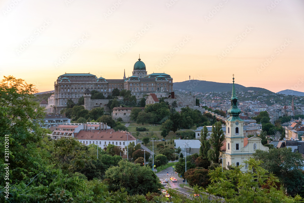Buda Castle in Budapest, Hungary
