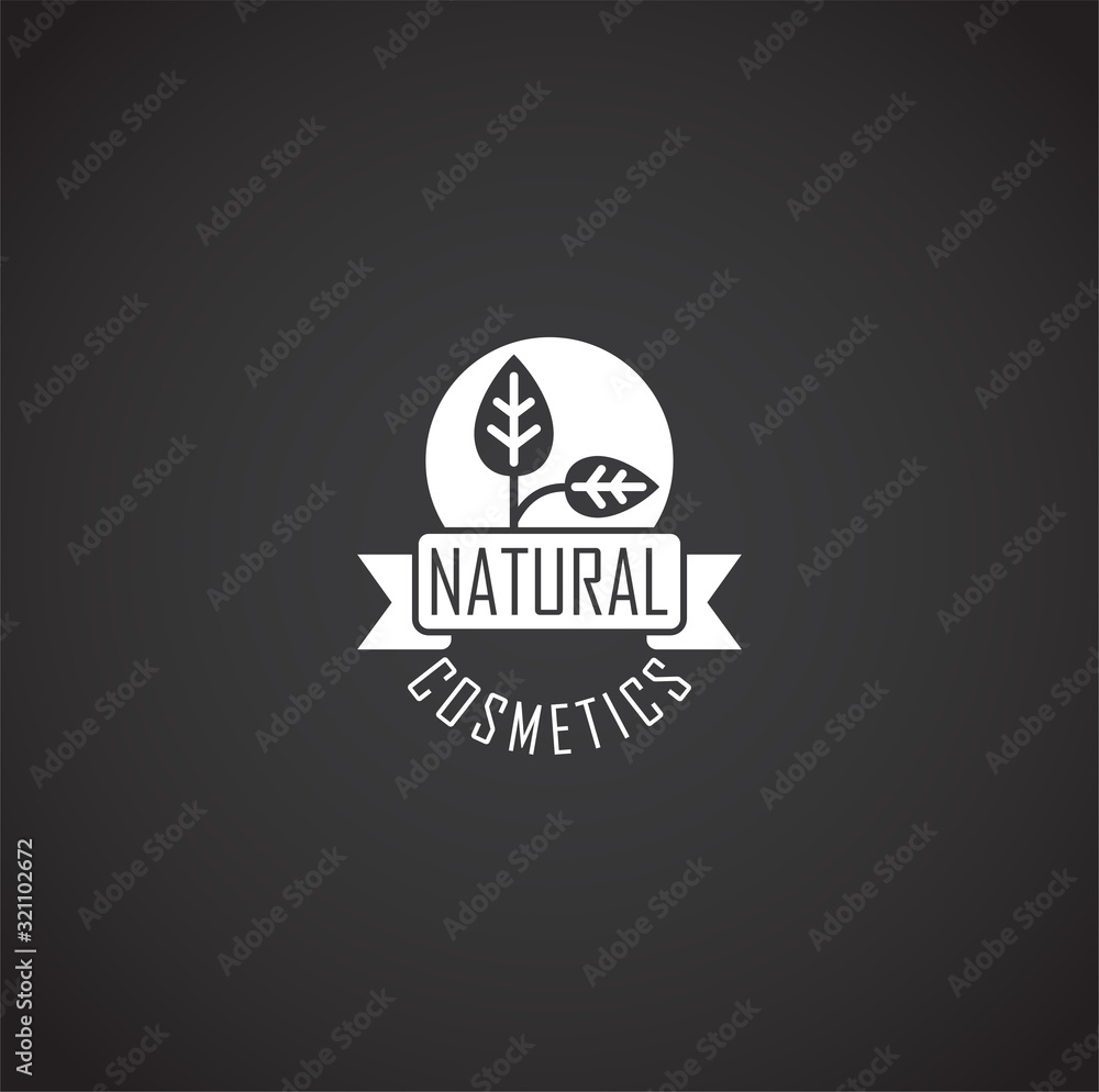 Natural cosmetics related icon on background for graphic and web design. Creative illustration concept symbol for web or mobile app Natural cosmetics related icon on background for graphic and web design. Creative illustration concept symbol for web or mobile app