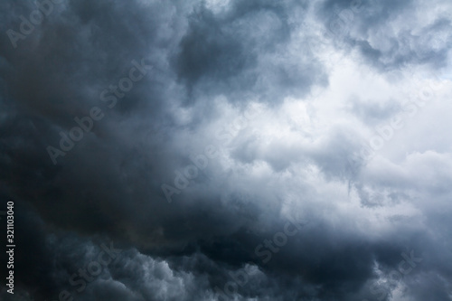 Stormy cloudscape background