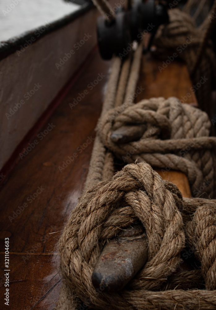 rope on deck