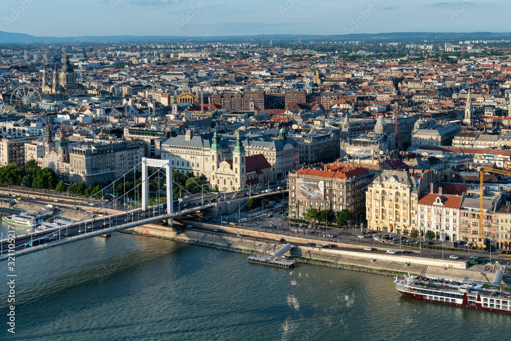 Budapest, Hungary cityscape and urban skyline