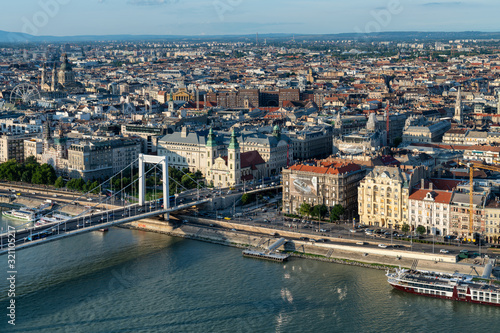 Budapest  Hungary cityscape and urban skyline