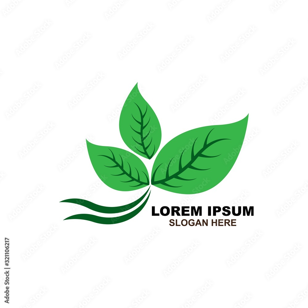 Eco icon green leaf vector illustration Eco icon green leaf vector illustration