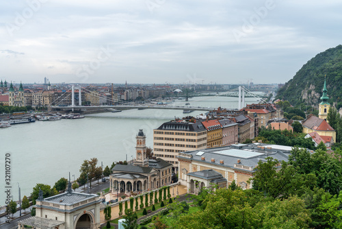 Budapest, Hungary cityscape and urban skyline