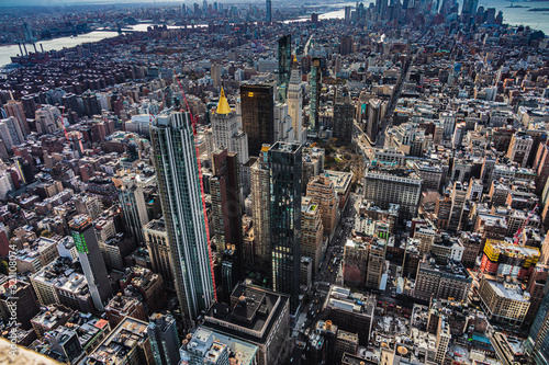 Fotografie Panorami di Manhattan ripresi dall'Empire State Bulding in New York