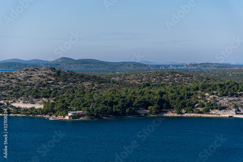 Panoramic View Of Sibenik And The Canal