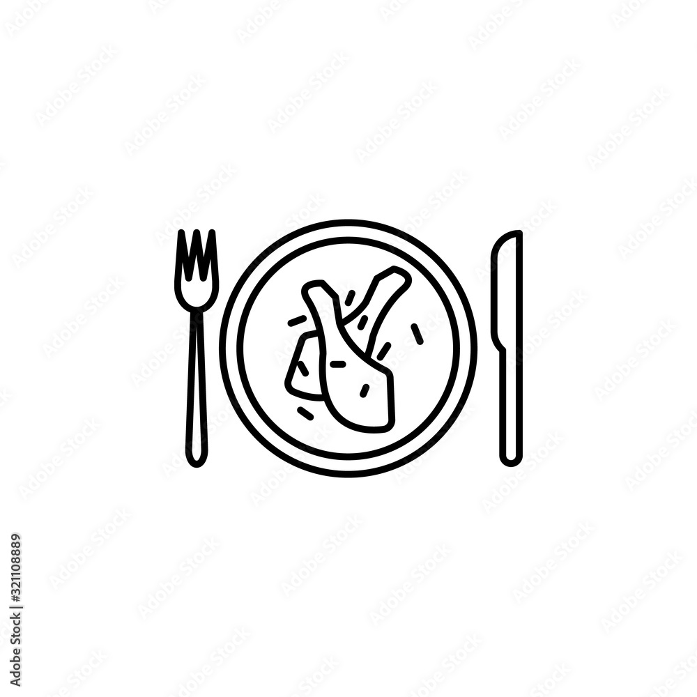 dinner, family line icon on white background dinner, family line icon on white background