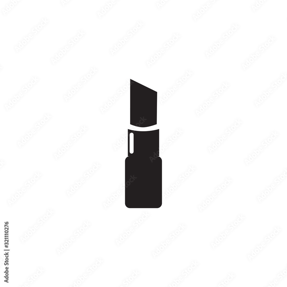 lipstick icon design vector logo template EPS 10