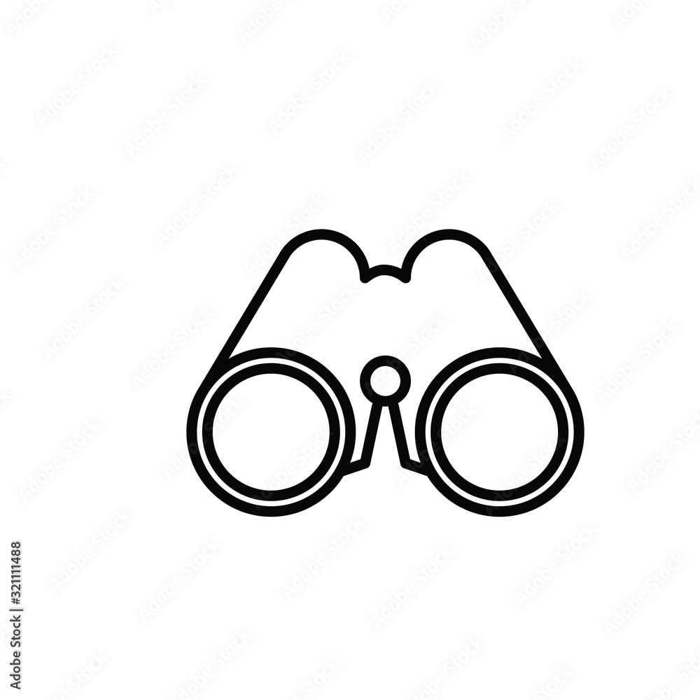 binocular icon design vector logo template EPS 10 binocular icon design vector logo template EPS 10