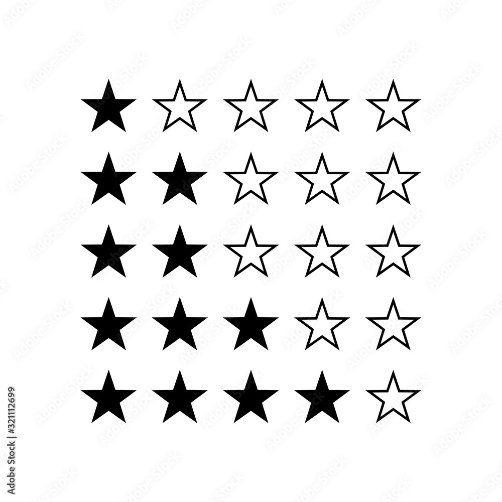 Fototapeta premium star icon design vector logo template EPS 10
