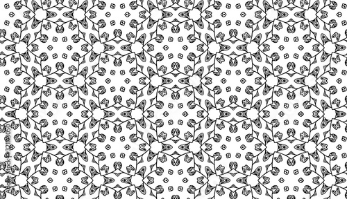 seamless background with floral pattern