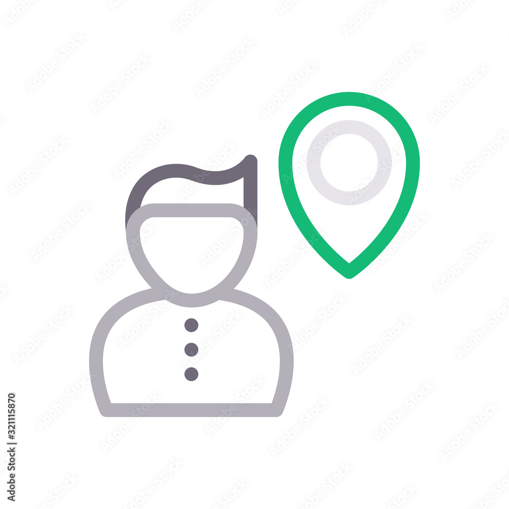 Fototapeta premium map