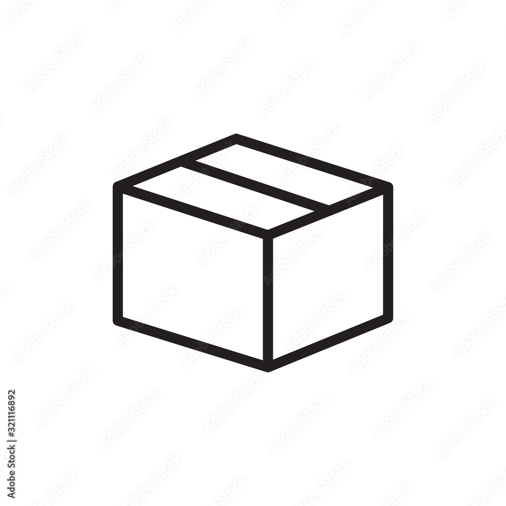 box icon design vector logo template EPS 10 box icon design vector logo template EPS 10