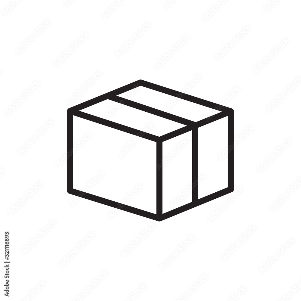 box icon design vector logo template EPS 10 box icon design vector logo template EPS 10