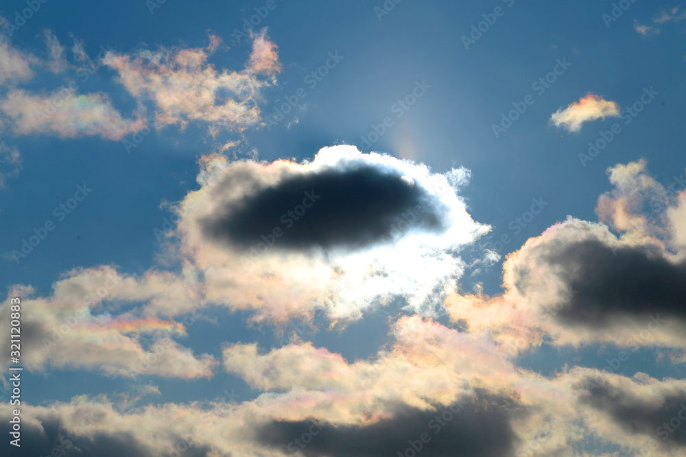Beautiful clouds illuminated by a Sunny day Beautiful clouds illuminated by a Sunny day