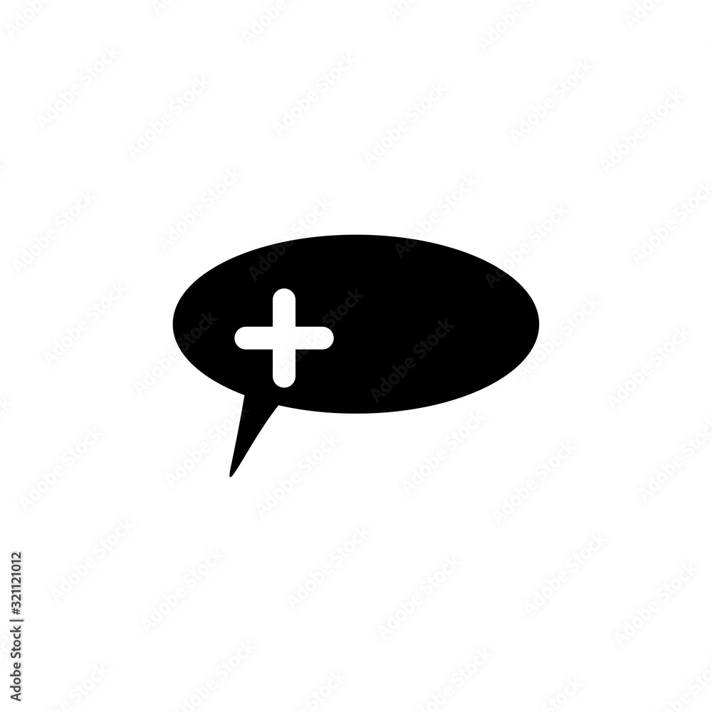 Obraz premium bubble speech icon design vector logo template EPS 10