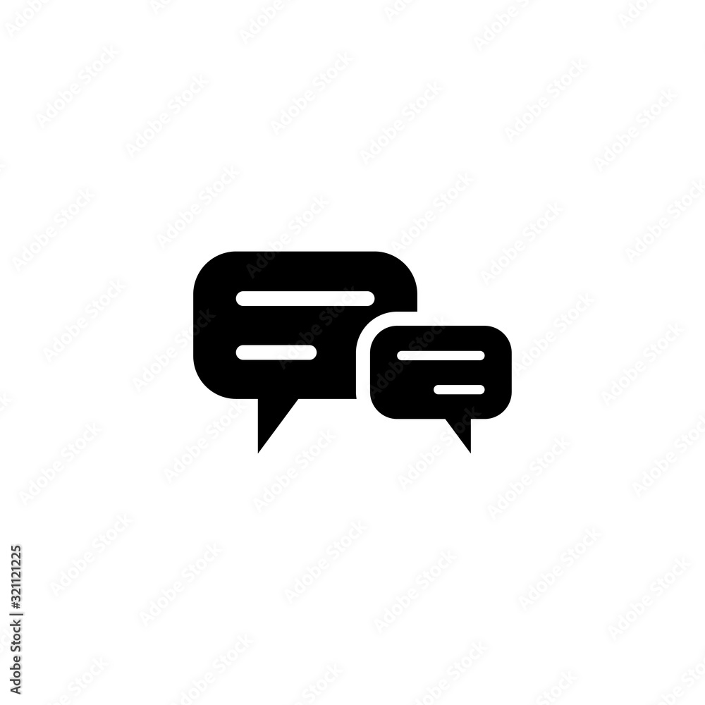 bubble speech icon design vector logo template EPS 10 bubble speech icon design vector logo template EPS 10