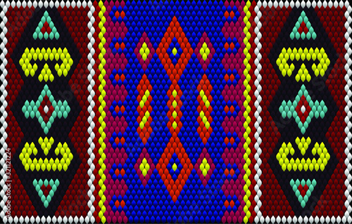The traditional ornament of the inhabitants of the east and the Arab world.