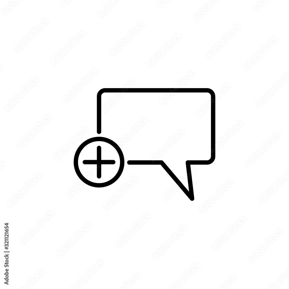 bubble speech icon design vector logo template EPS 10