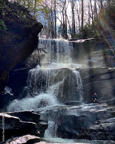 waterfall in forest