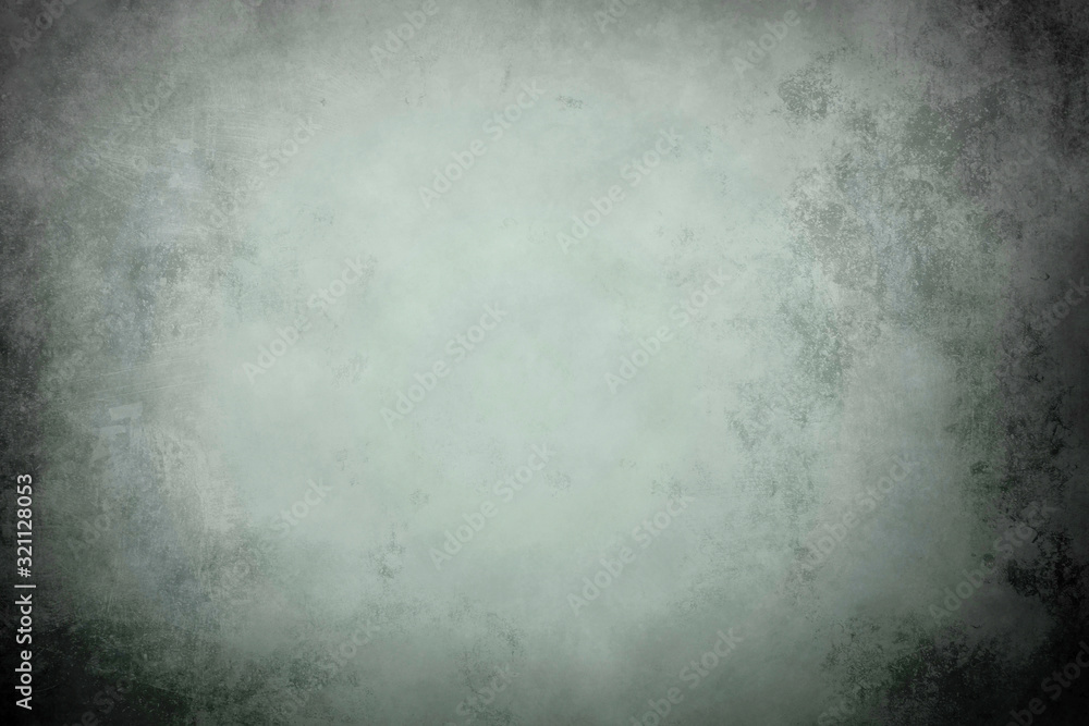 Green grungy canvas background