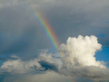 Rainbow Sky Cloud Clouds Cabarete in the Dominican Republic - POP
