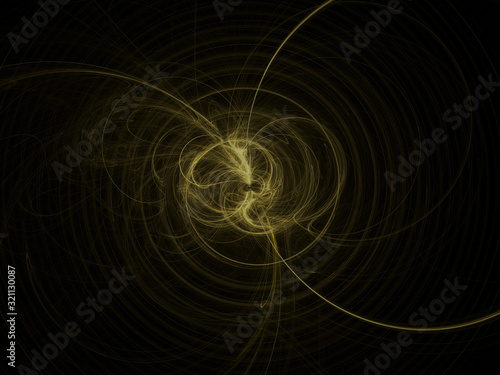 Abstract fractal effect background. Amazing line wallpaper design. Illustration template.