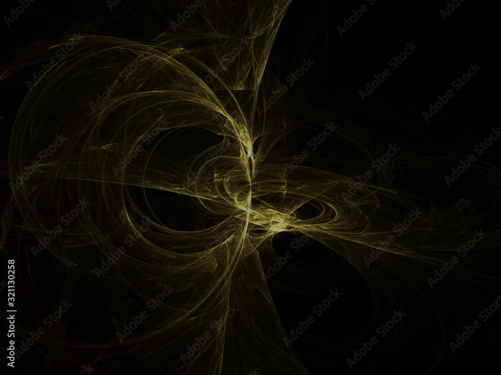 Abstract fractal effect background. Amazing line wallpaper design. Illustration template.
