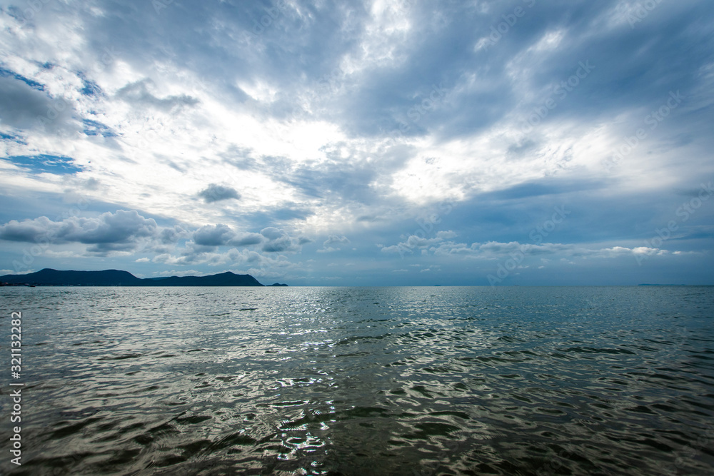 Landscape with views of the islands in Thailand. Clouds over the sea Landscape with views of the islands in Thailand. Clouds over the sea
