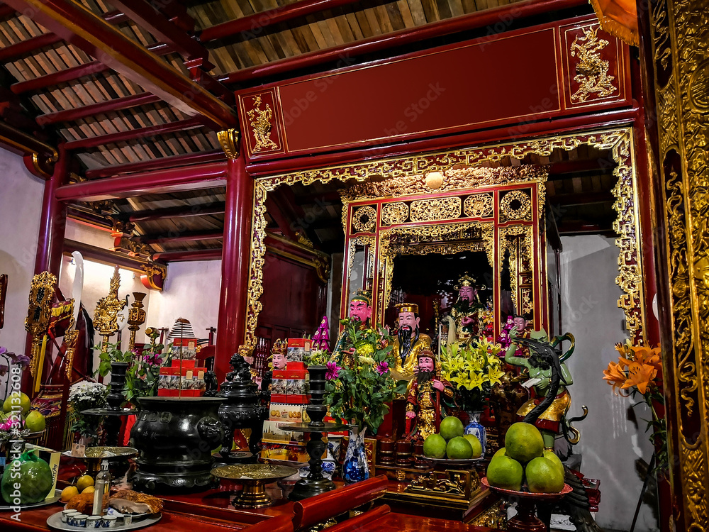 Amazing shrine in Hanoi. Vietnam.