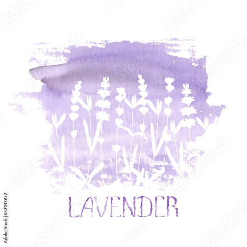Lavender field pattern on p...