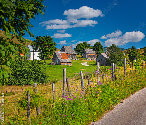 Nice village in the mountai...