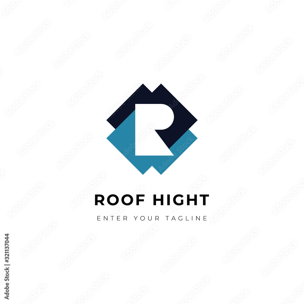 letter R logo monogram a unique design letter R logo monogram a unique design