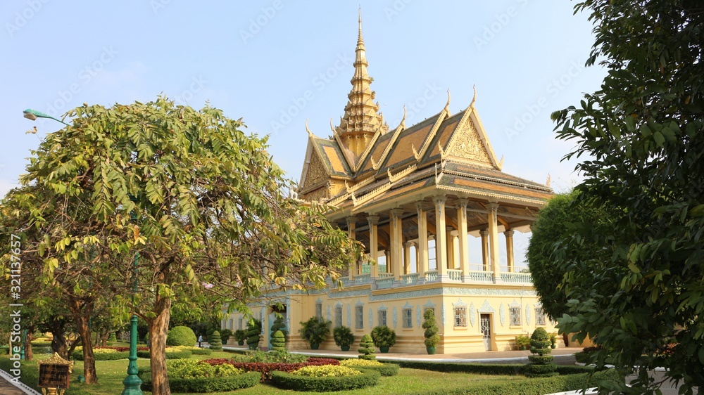 Moonlight Pavilion of Royal Palace in Phnom Penh, Cambodia
